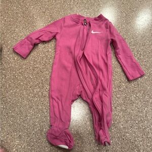 Nike Fuchsia Kids One Piece Footie